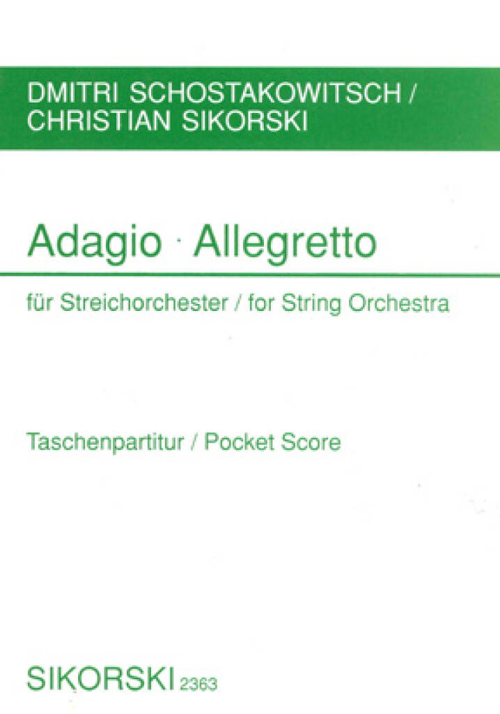 Shostakovich: Adagio & Allegretto