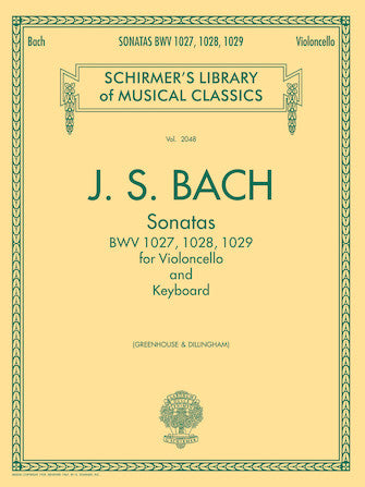 Bach: Sonatas, BWV 1027-1029
