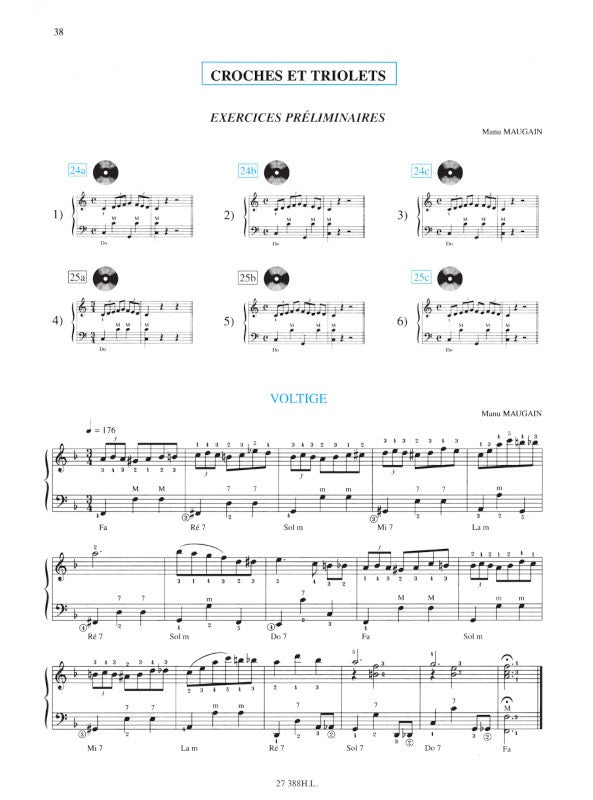 Maugain: Méthode d'accordéon - Volume 3 (Virtuosite)