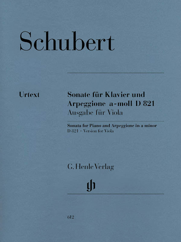 Schubert: Arpeggione Sonata, D 821 (arr. for viola)