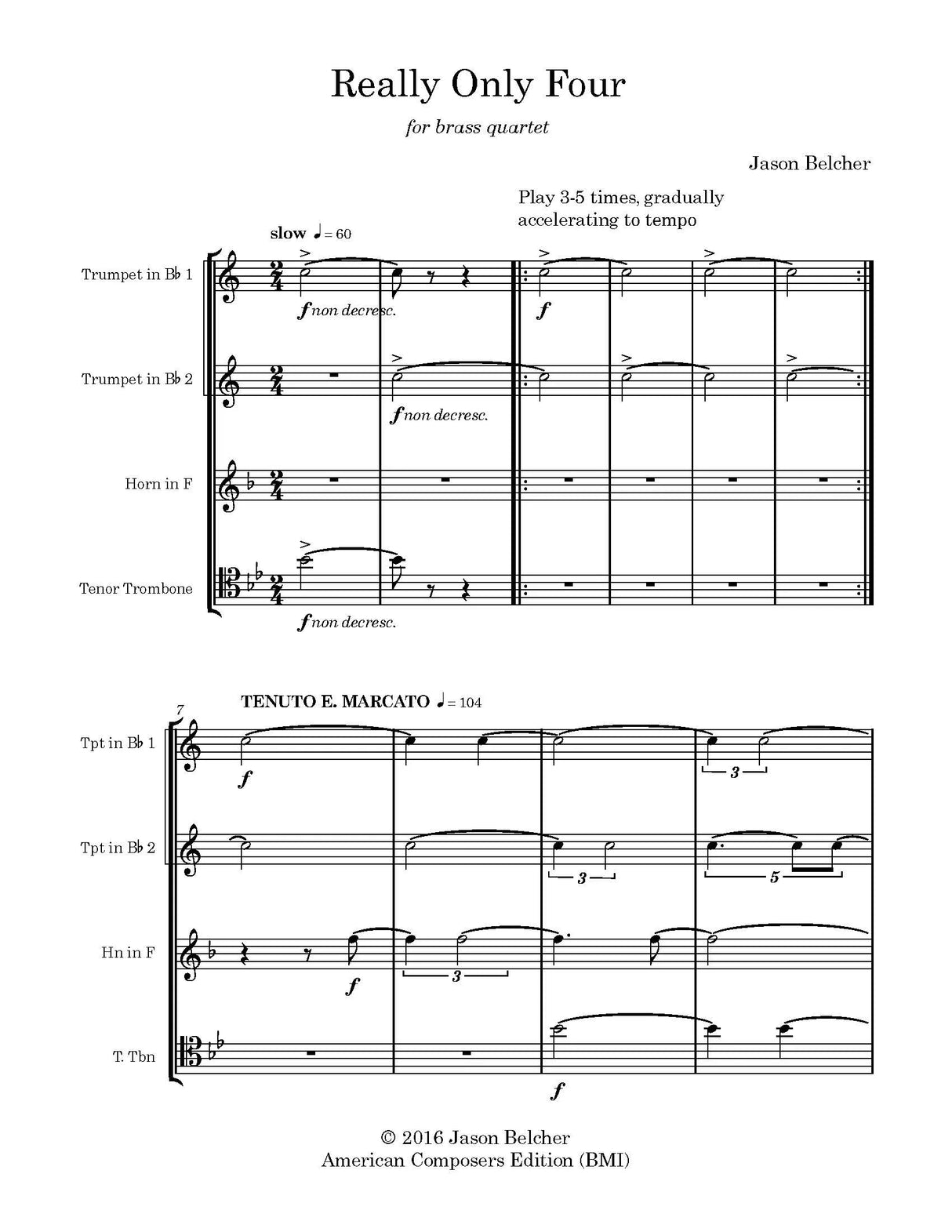 Belcher: Really Only Four