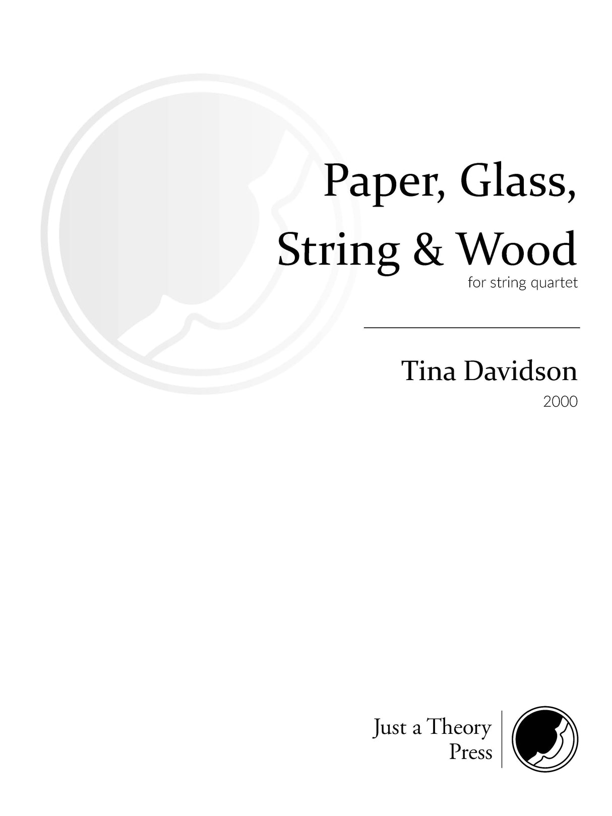 Davidson: Paper, Glass, String & Wood