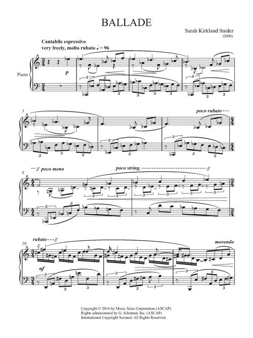 Snider: Ballade