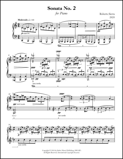 Sierra: Piano Sonata No. 2