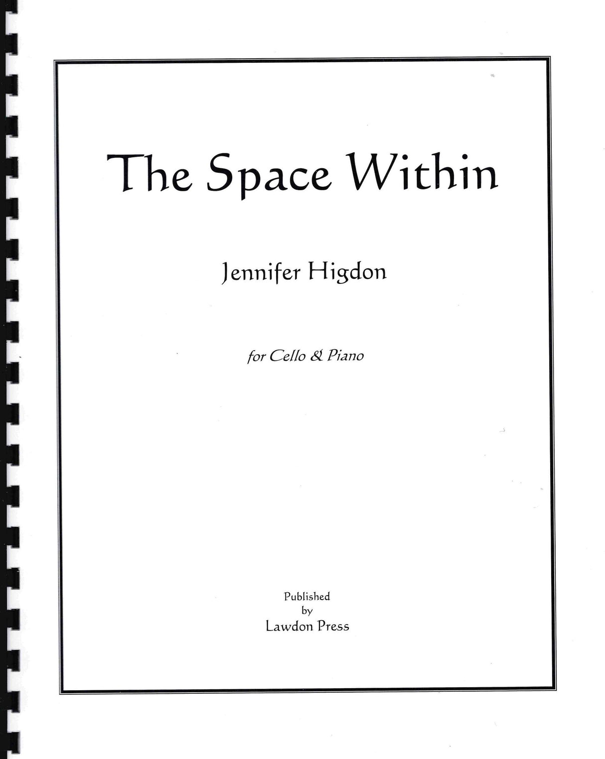 Higdon: The Space Within
