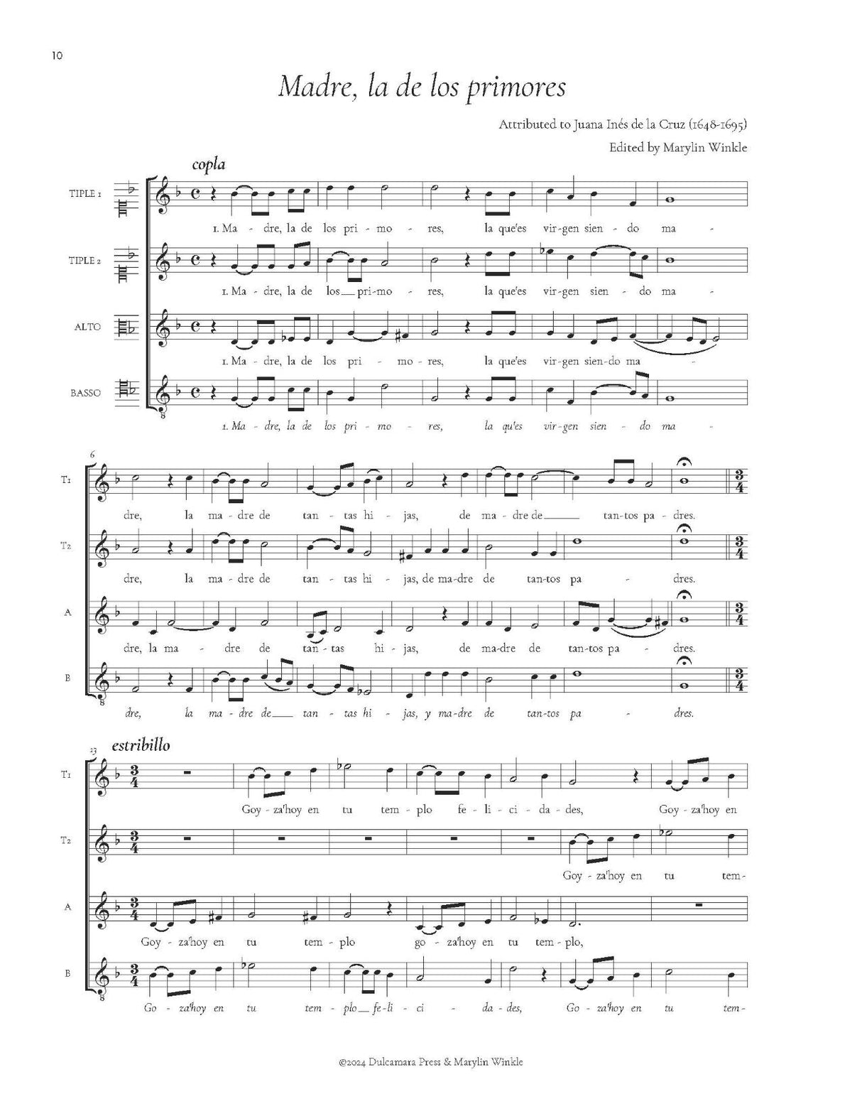 Cruz: Madre, la de los primores