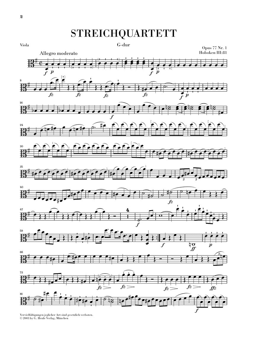 Haydn: String Quartets - Volume 11 (Op. 77 and Op. 103)