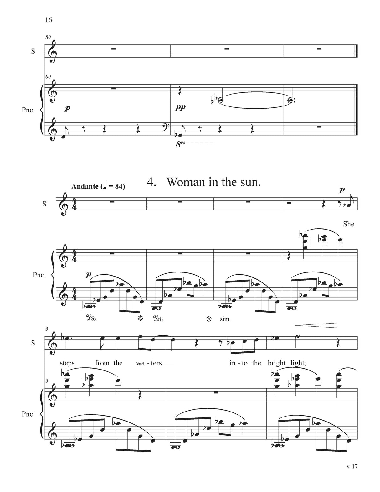 Flaherty: Song of one who loves