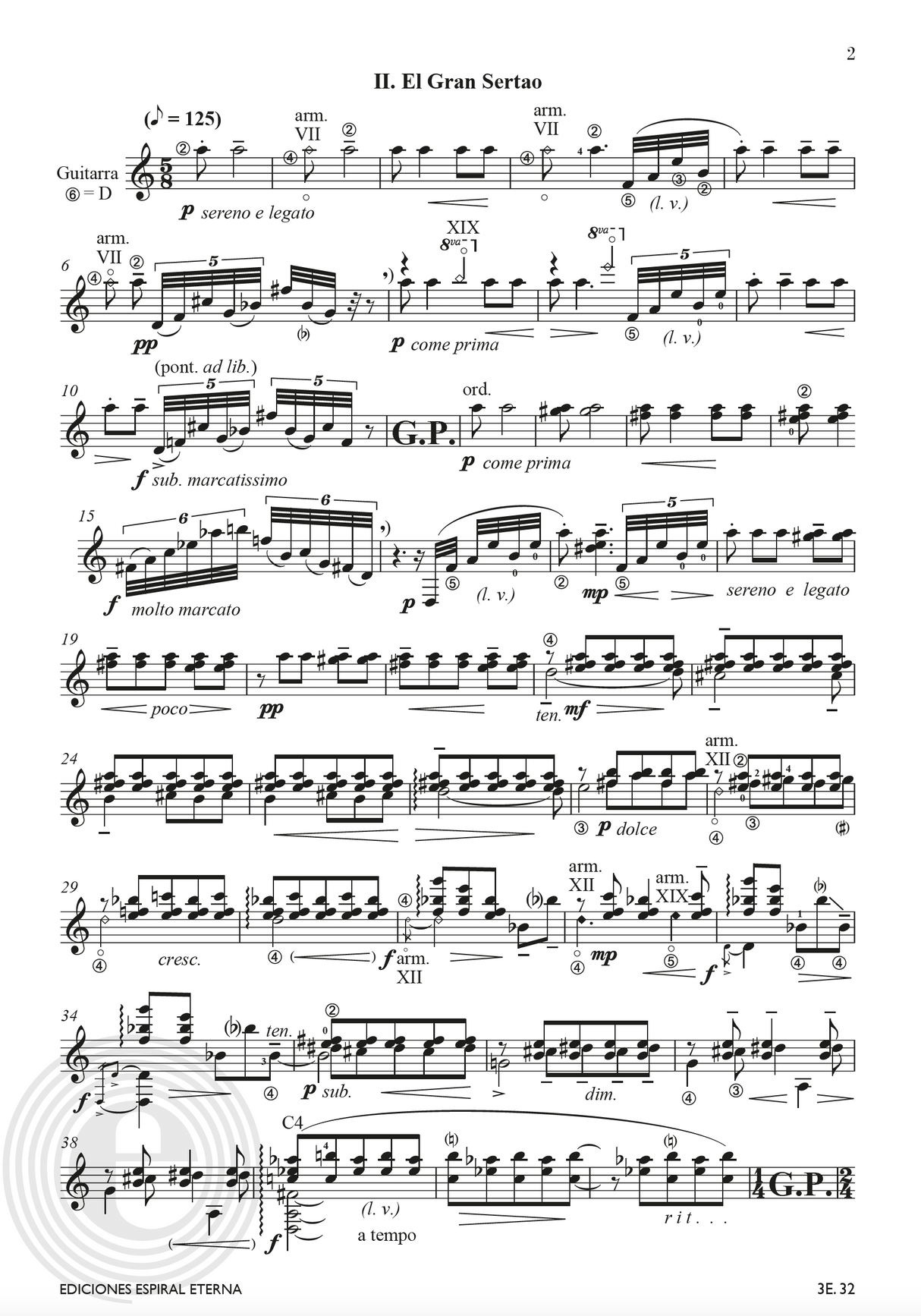 Brouwer: Sonata del caminante No. 2