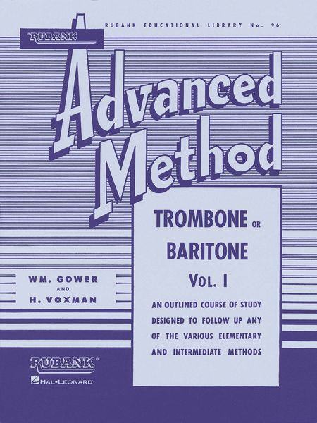 Rubank Advanced Method – Trombone or Baritone - Volume 1