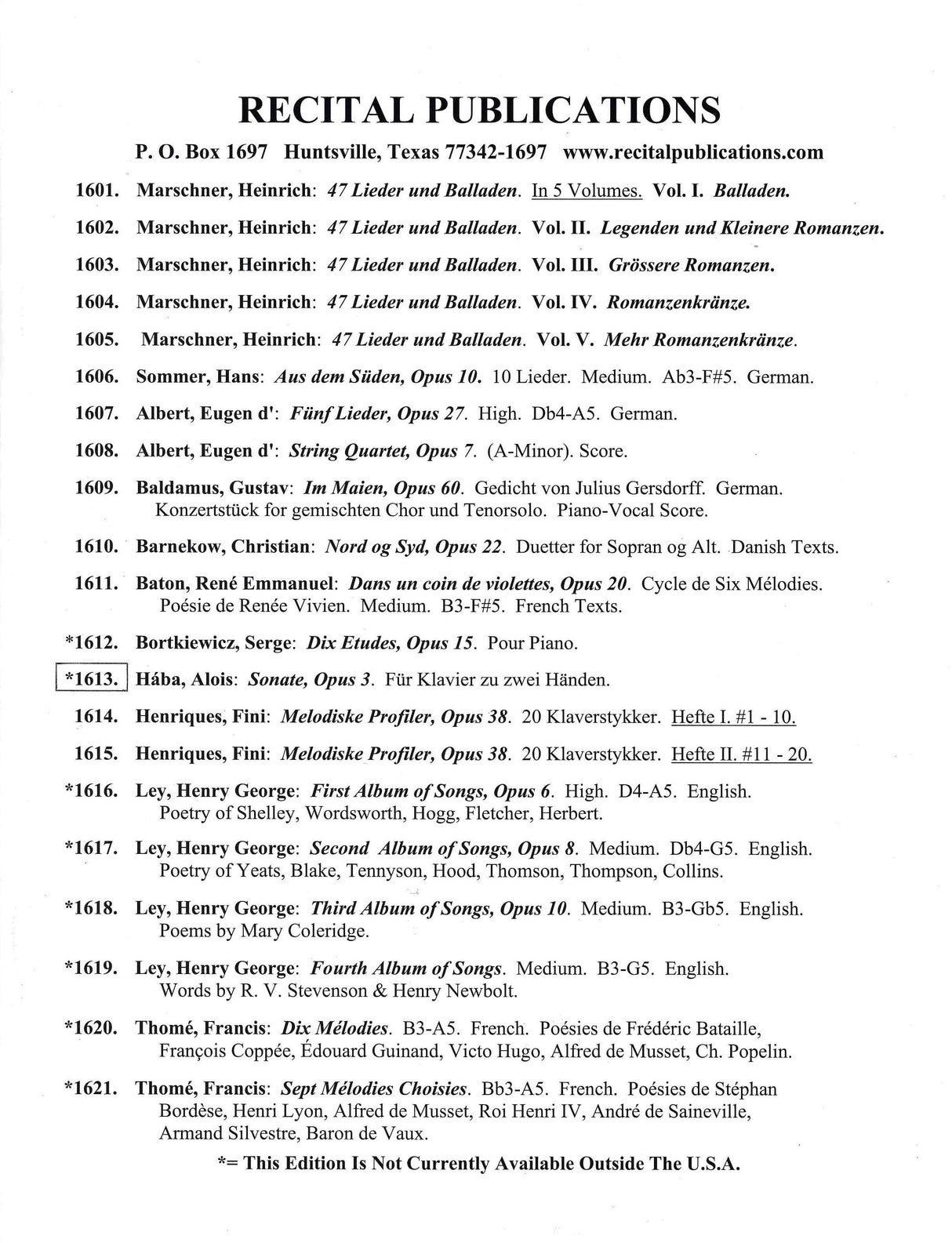 Hába: Piano Sonata, Op. 3