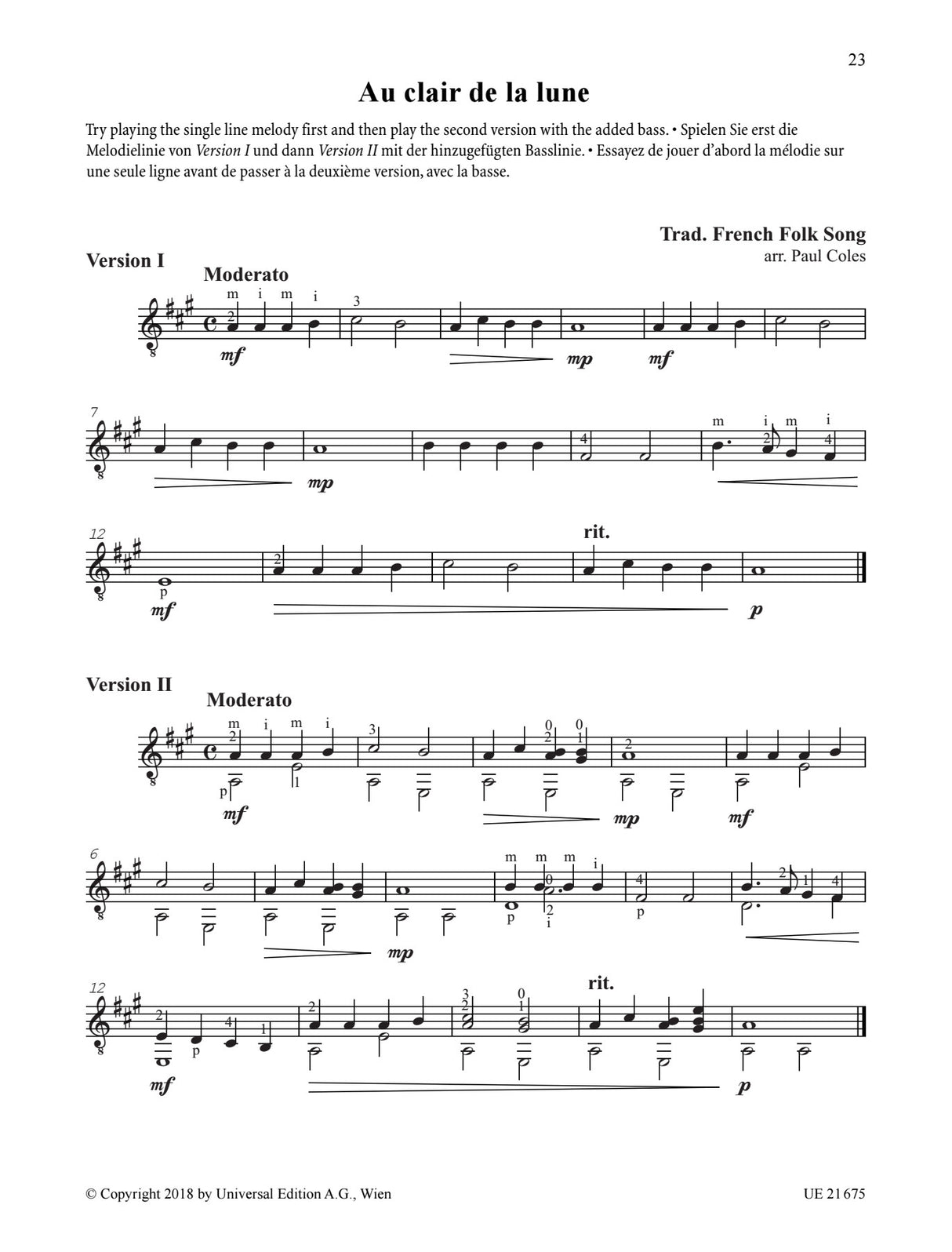 Classical Guitar Album - Volume 1