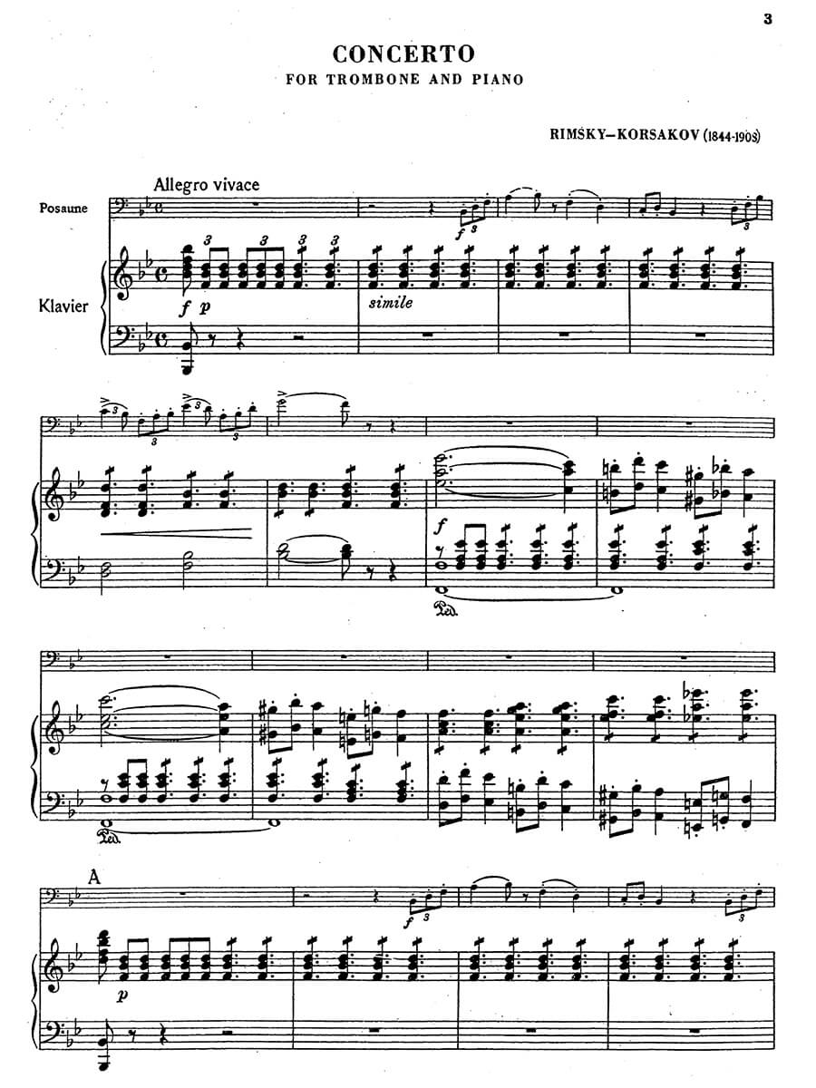 Rimsky-Korsakov: Trombone Concerto