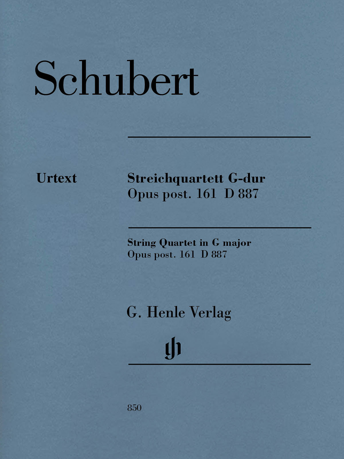 Schubert: String Quartet in G Major, Op. posth. 161, D 887