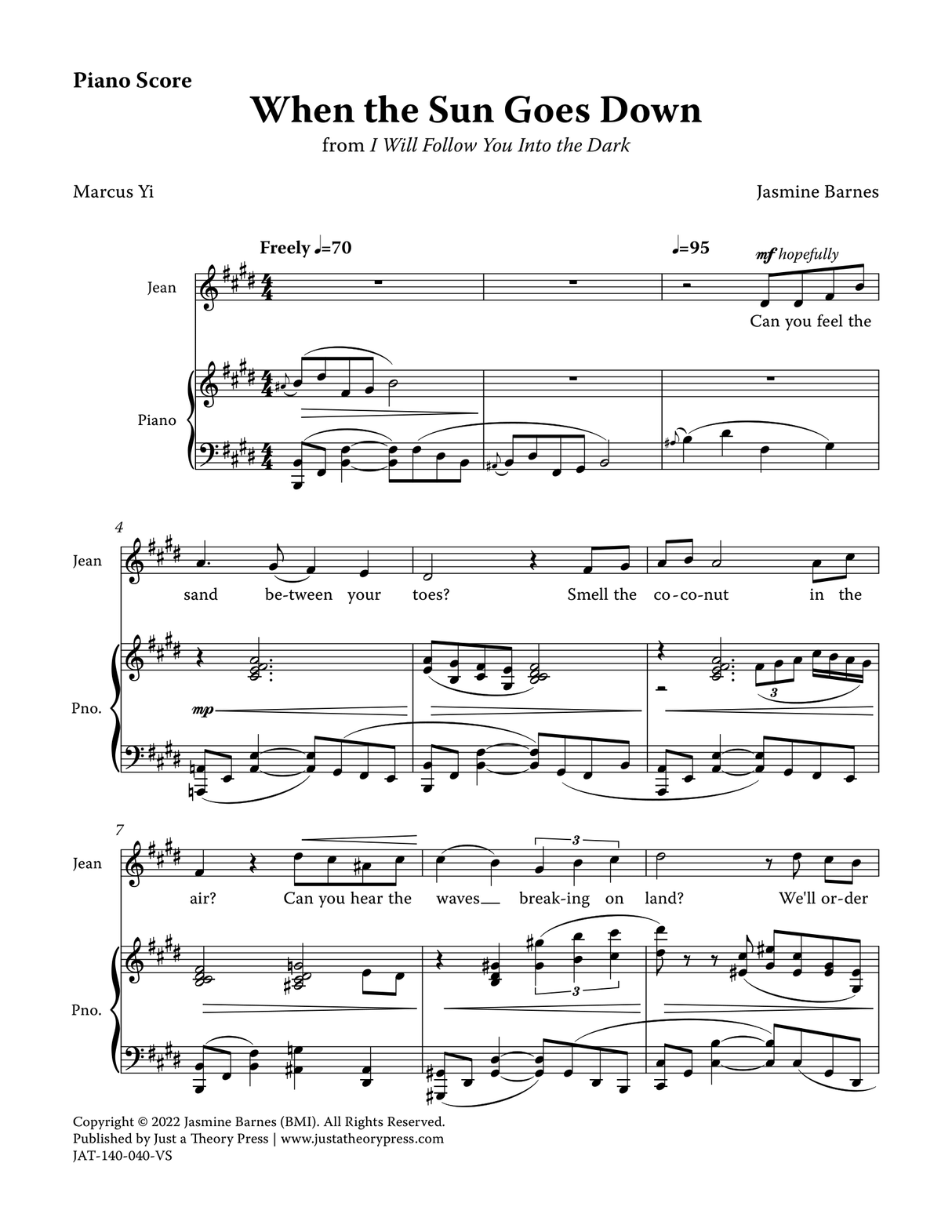 Barnes: When the Sun Goes Down