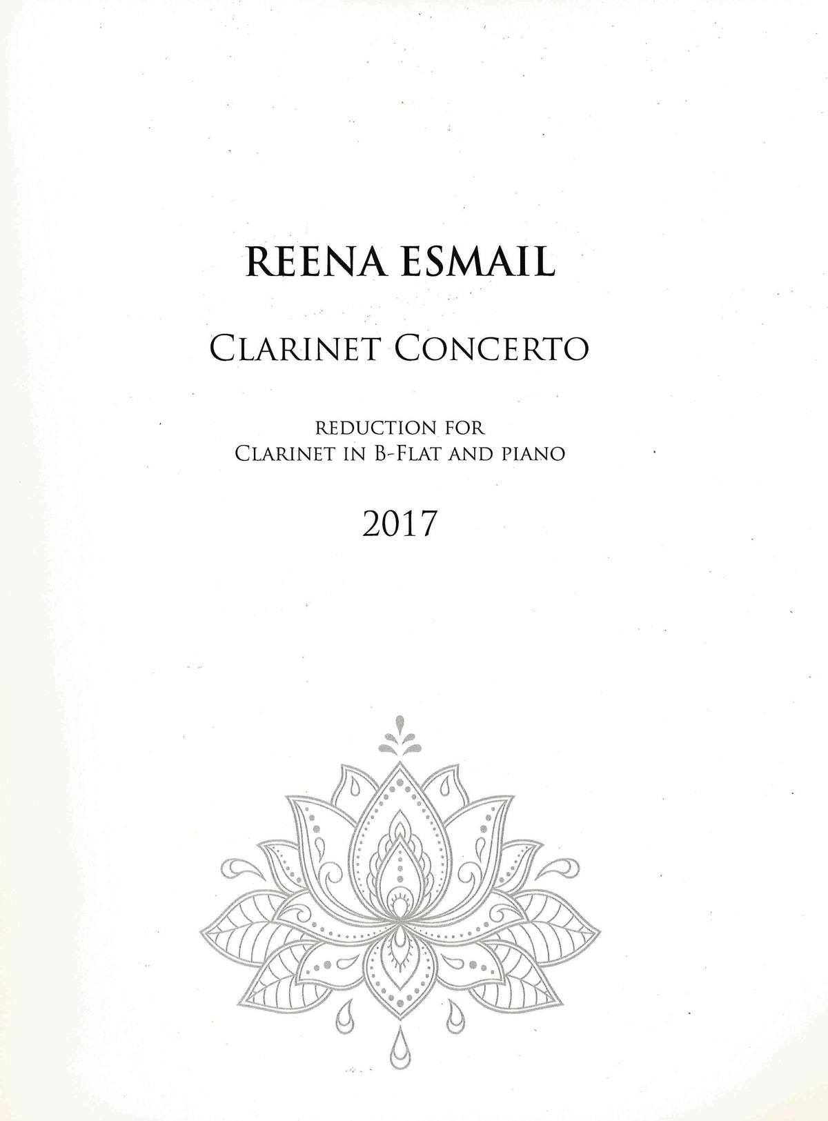 Esmail: Clarinet Concerto