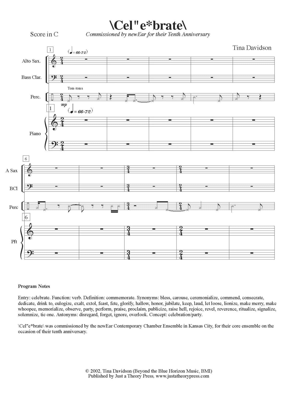 Davidson: \Cel"e*brate\