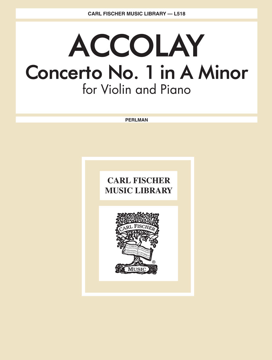 Accolay: Violin Concerto No. 1 in A Minor, Op. 12