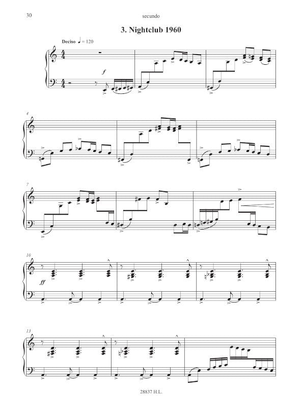 Piazzolla: Histoire du tango (for piano 4-hands)