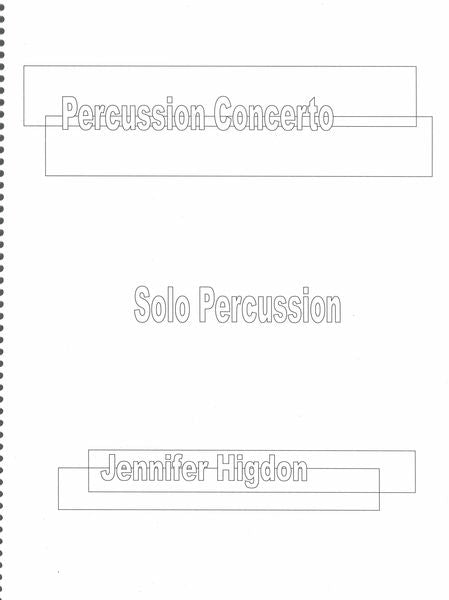 Higdon: Percussion Concerto (Version for Symphonic Band)