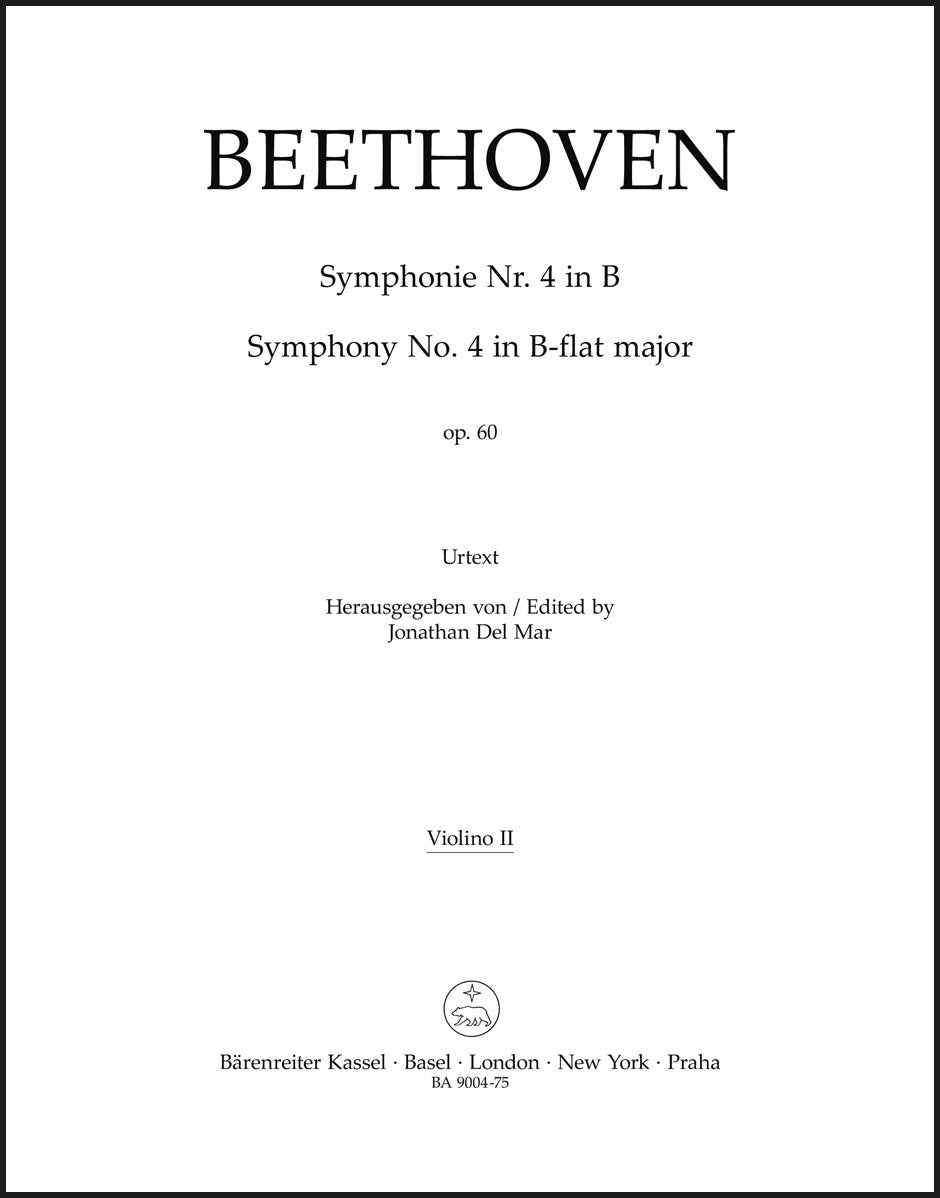 Beethoven: Symphony No. 4 in B-flat Major, Op. 60