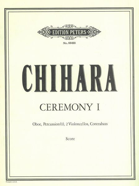 Chihara: Ceremony I
