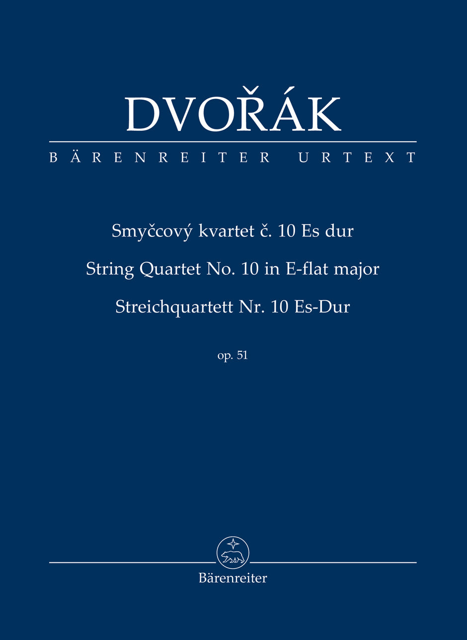 Dvořák: String Quartet No. 10 in E-flat Major, Op. 51