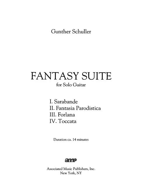 Schuller: Fantasy Suite