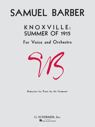 Barber: Knoxville, Summer of 1915