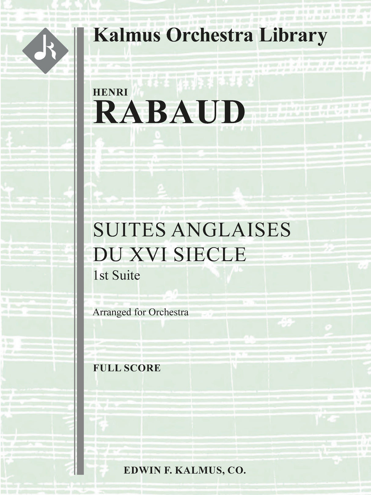 Rabaud: English Suite No. 1 (arr. for orchestra)