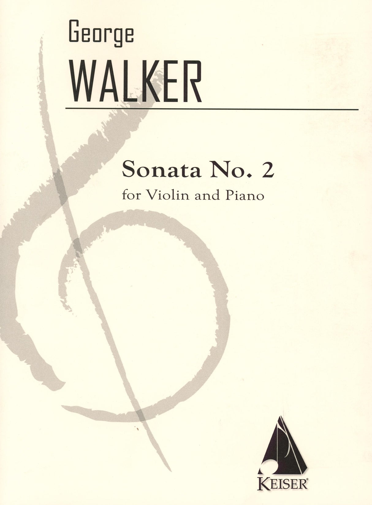Walker: Violin Sonata No. 2