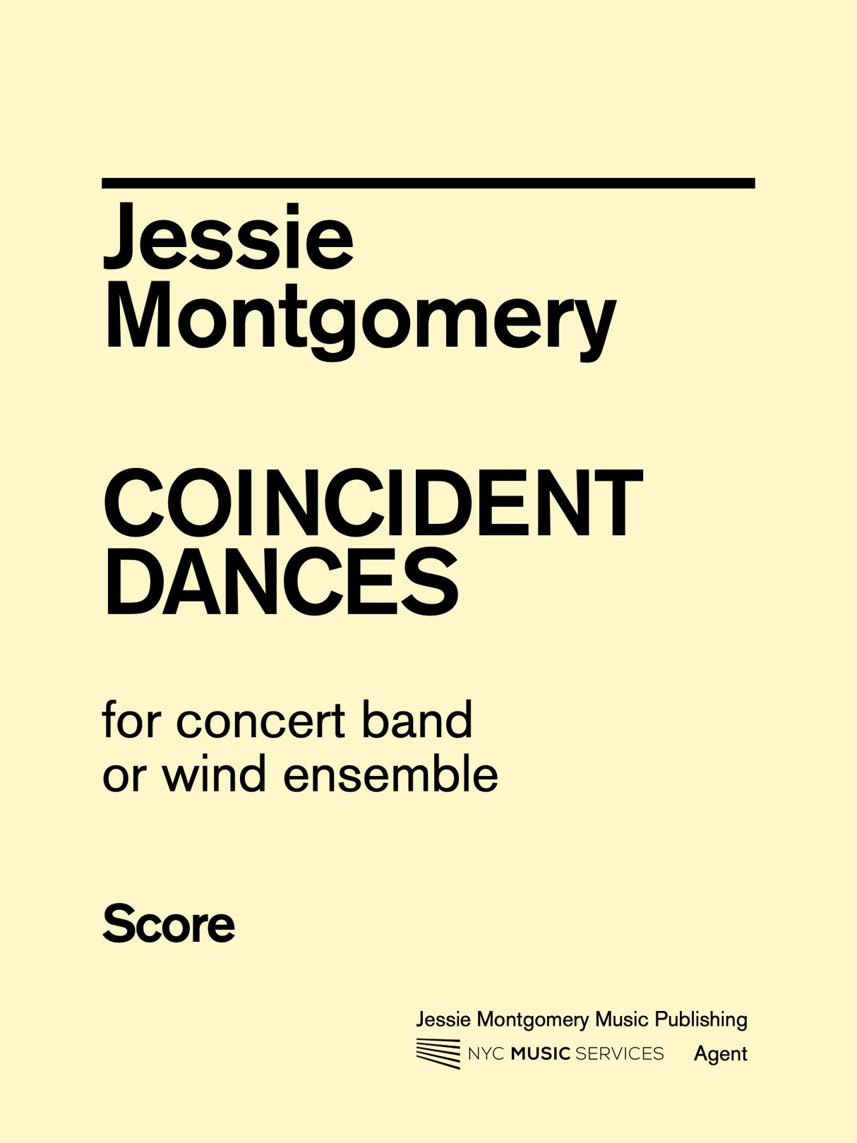 Montgomery: Coincident Dances (arr. for concert band)