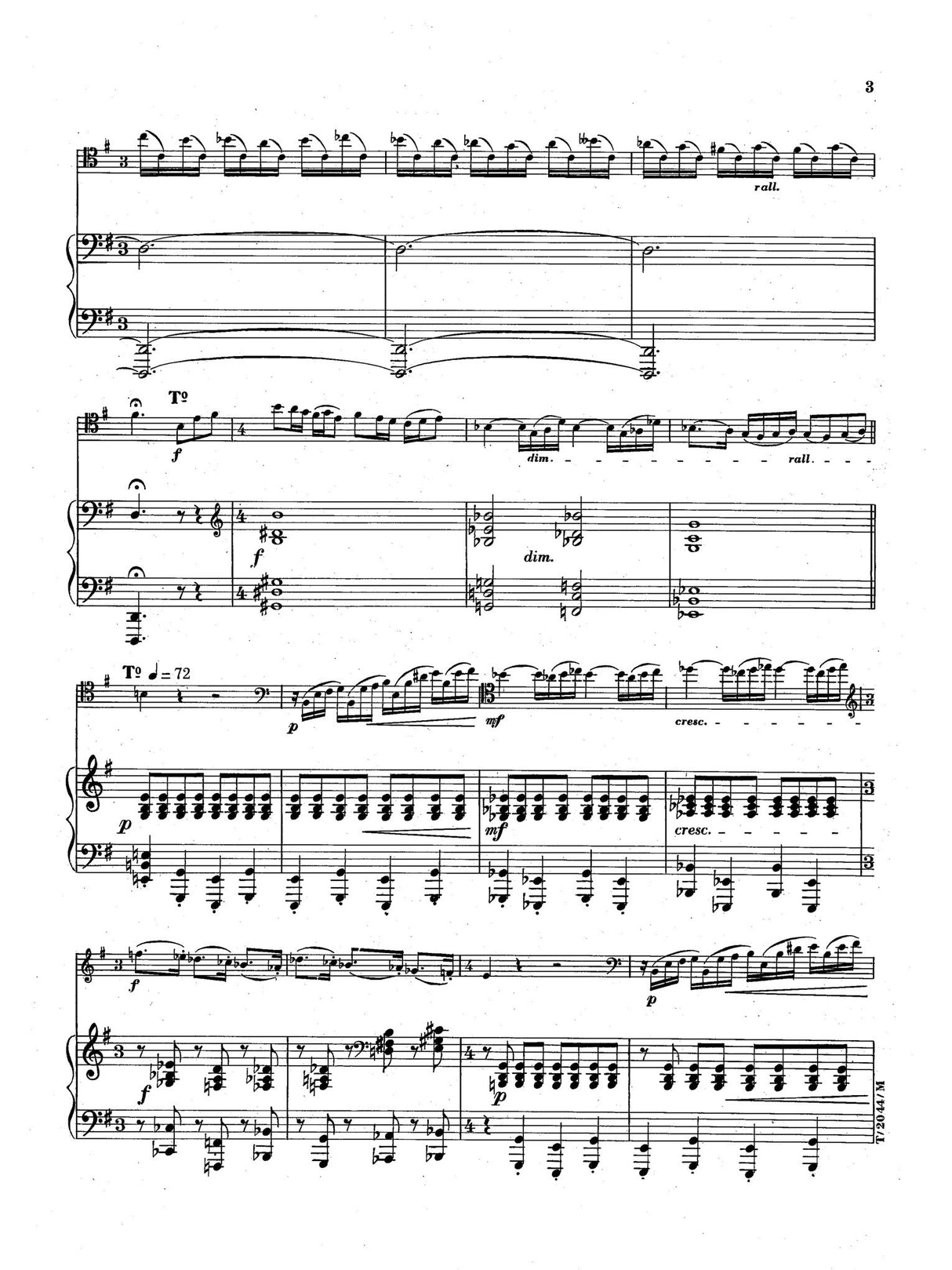 Bartsch: Pièce for Cello and Piano