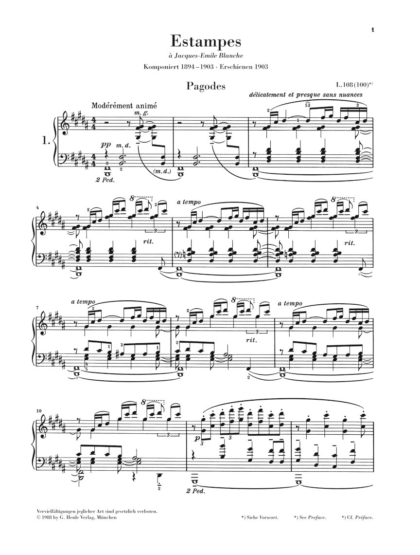 Debussy: Estampes