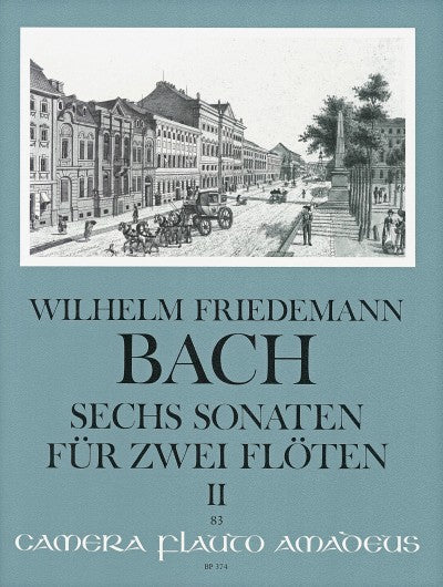 W.F. Bach: 6 Flute Duets - Volume 2 (Nos. 4-6)