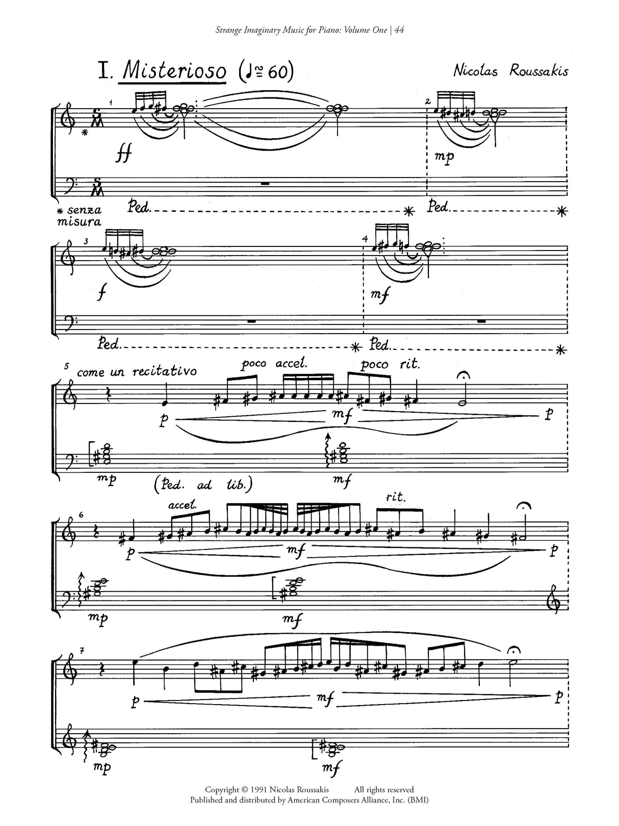 The Strange Imaginary Piano - Volume 1