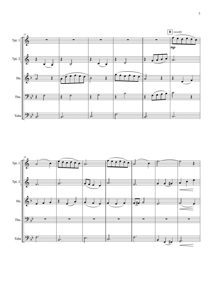 La La Land (arr. for Brass Quintet)