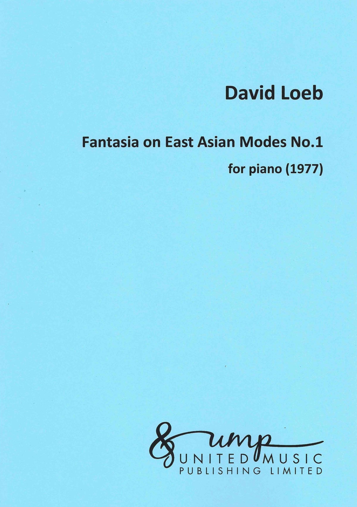 Loeb: Fantasia on East Asian Modes No. 1