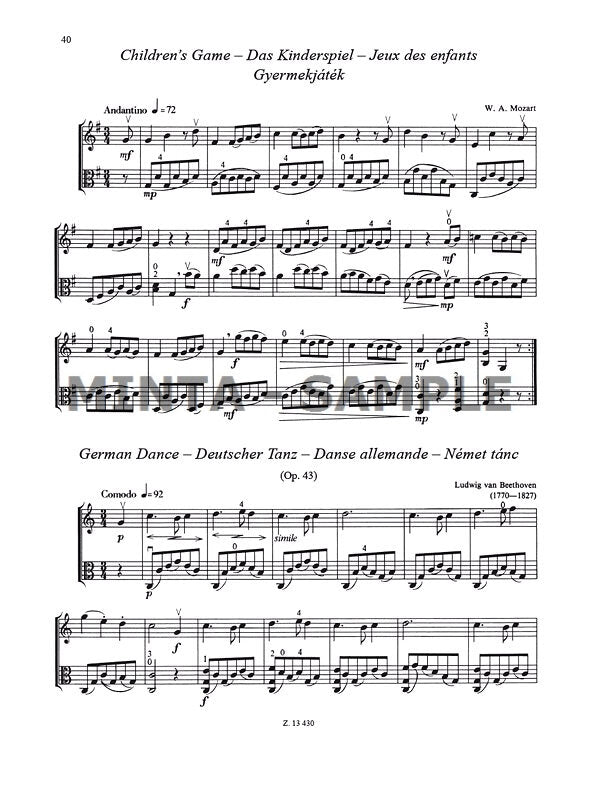 Duets for Violin and Viola