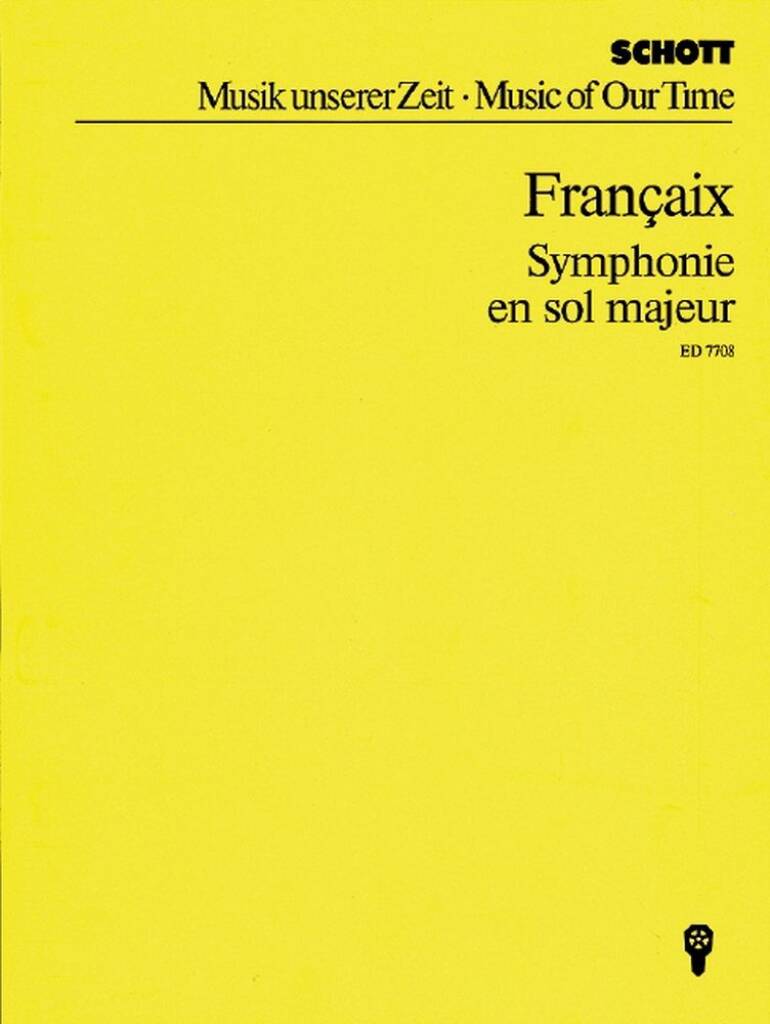 Françaix: Symphony No. 1 in G Major
