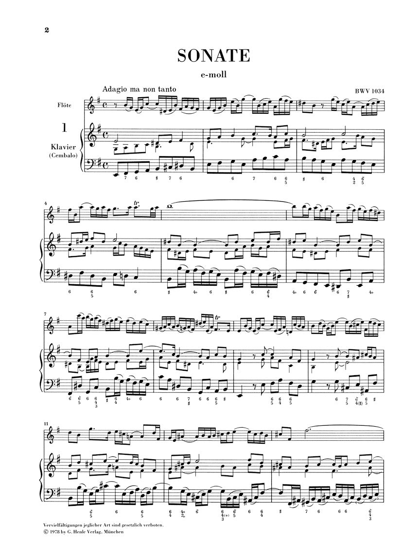 Bach: Flute Sonatas - Volume 1