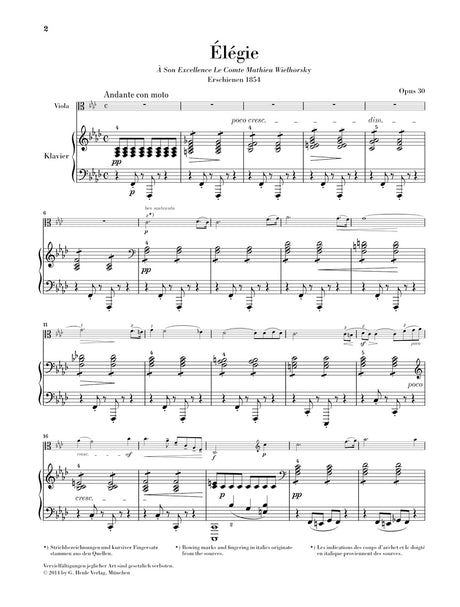 Vieuxtemps: Élégie, Op. 30
