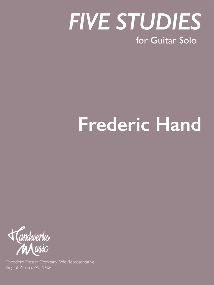 Hand: Five Studies for Guitar Solo