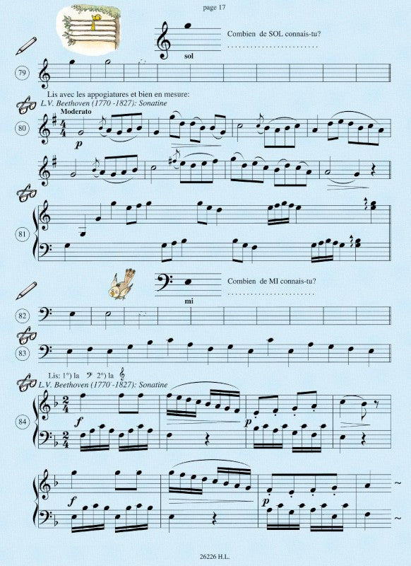 Je découvre la clé de sol et la clé de fa - Volume 1