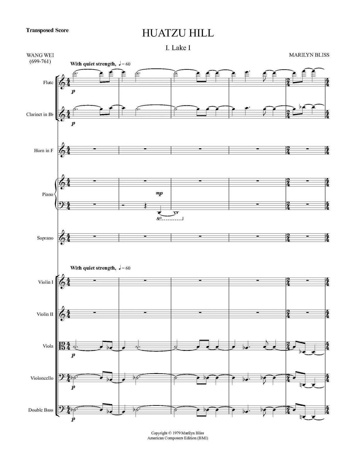 M. Bliss: Huatzu Hill