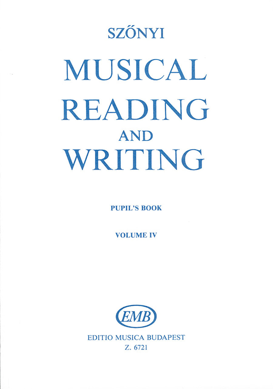 Musical Reading and Writing: Pupil's Book - Volume 4