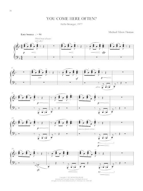 Tilson Thomas: Upon Further Reflection