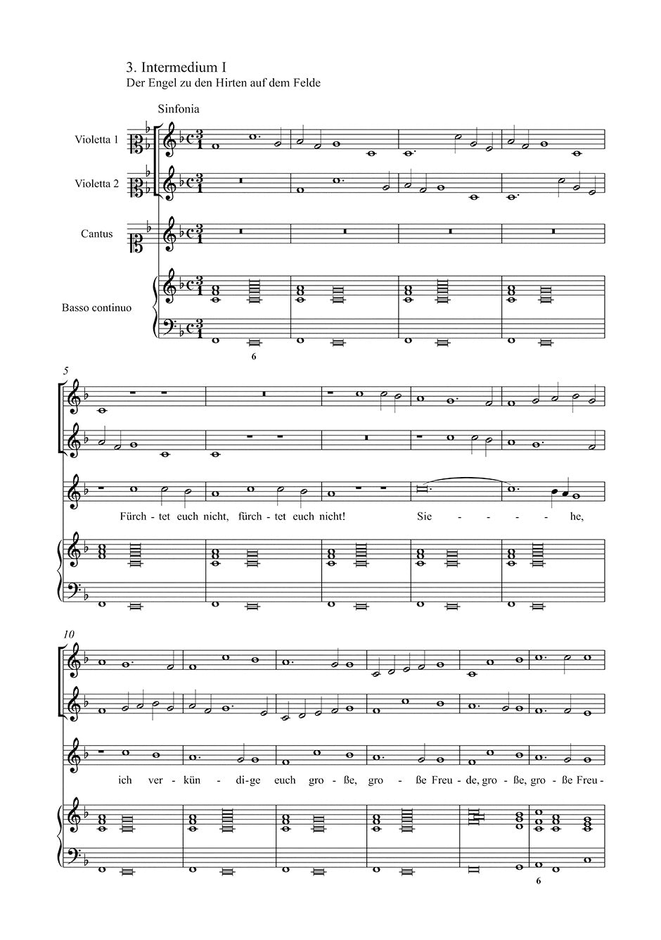 Schütz: Historia der Geburt Jesu Christi, SWV 435