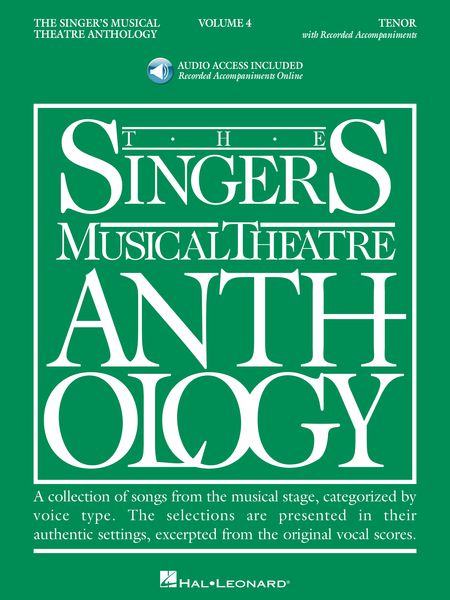 The Singer's Musical Theatre Anthology – Tenor - Volume 4