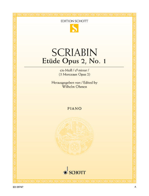 Scriabin: Étude in C-sharp Minor, Op. 2, No. 1